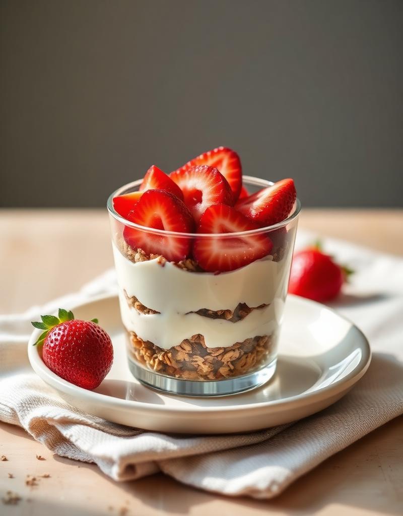 Cheesecake Fit no Copo