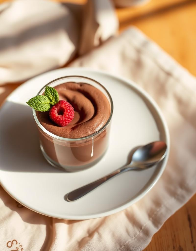 Mousse Proteico de Chocolate